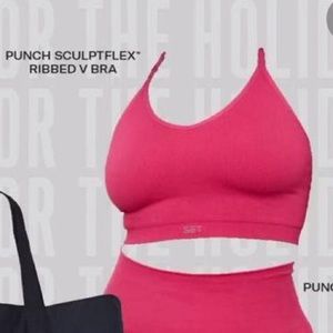 Set Active Punch Sculptflex Ribbed V Bra